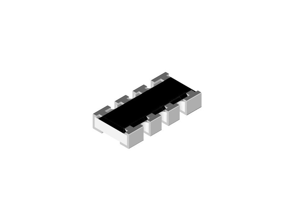 مقاومت اری 100 اهم SMD 0603x4 بسته 10 تایی