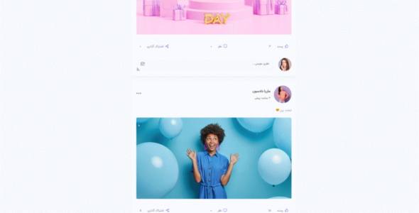 قالب Zust، قالب HTML مدیریت انجمن اجتماعی زوست