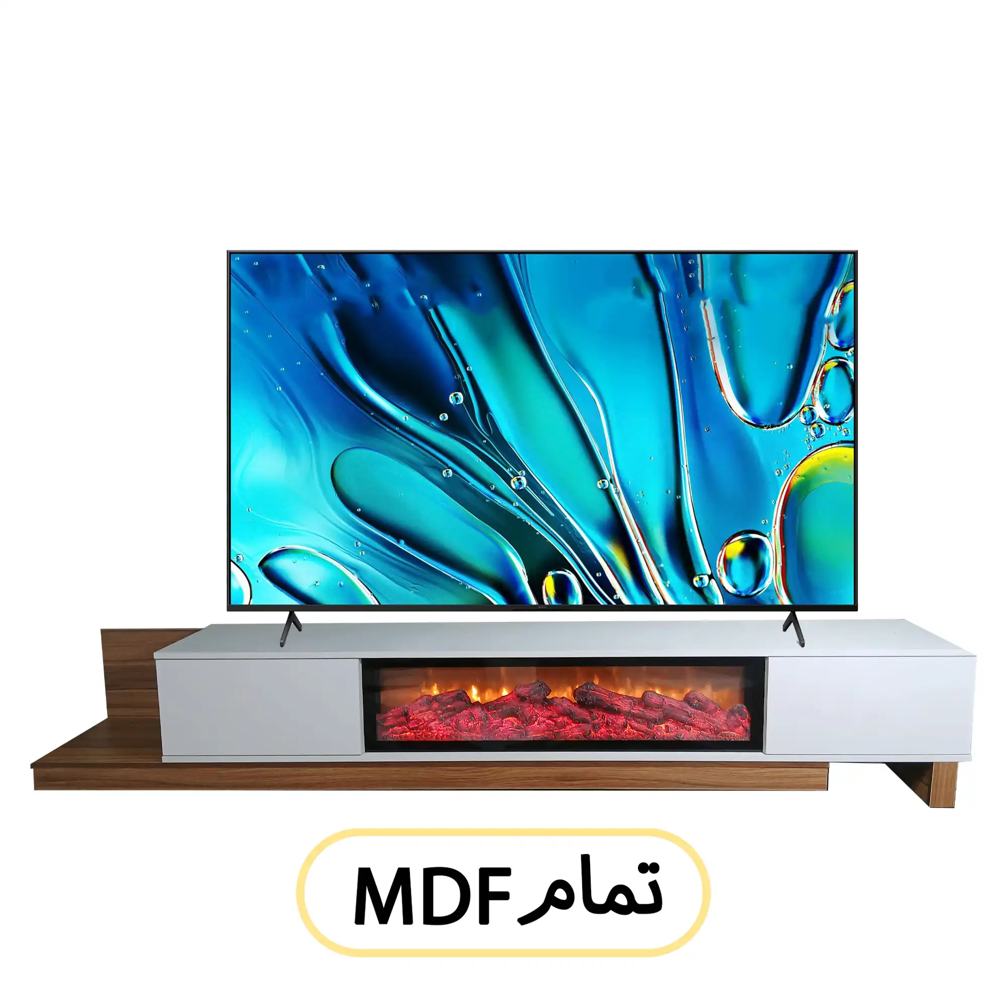 میز تلویزیون شومینه کد s118