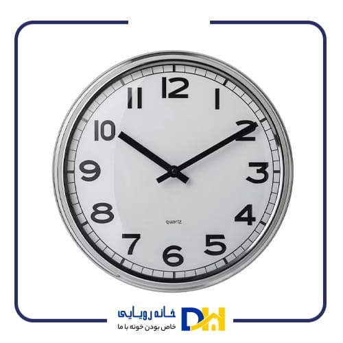 ساعت دیواری دوراستیل ایکیا PUGG
