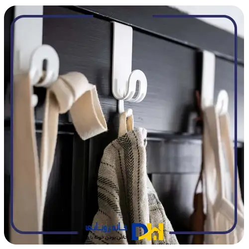آویز فلزی پشت دری سفید ایکیا SEKINER