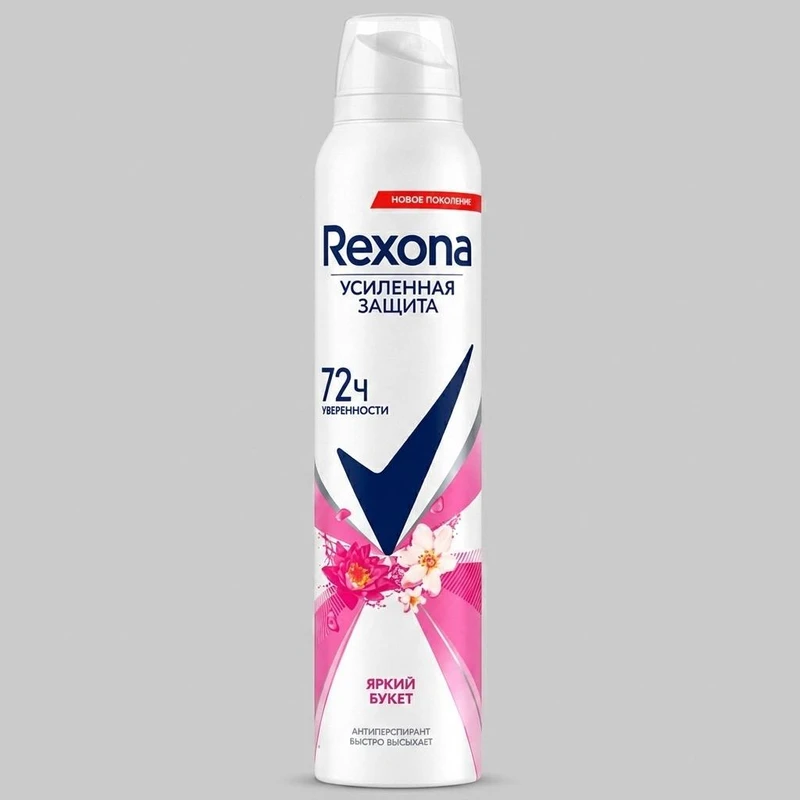 اسپری ضد تعریق رکسونا روسیه اورجینال مدل Bright Bouquet  حجم 200 میل(Rexona)