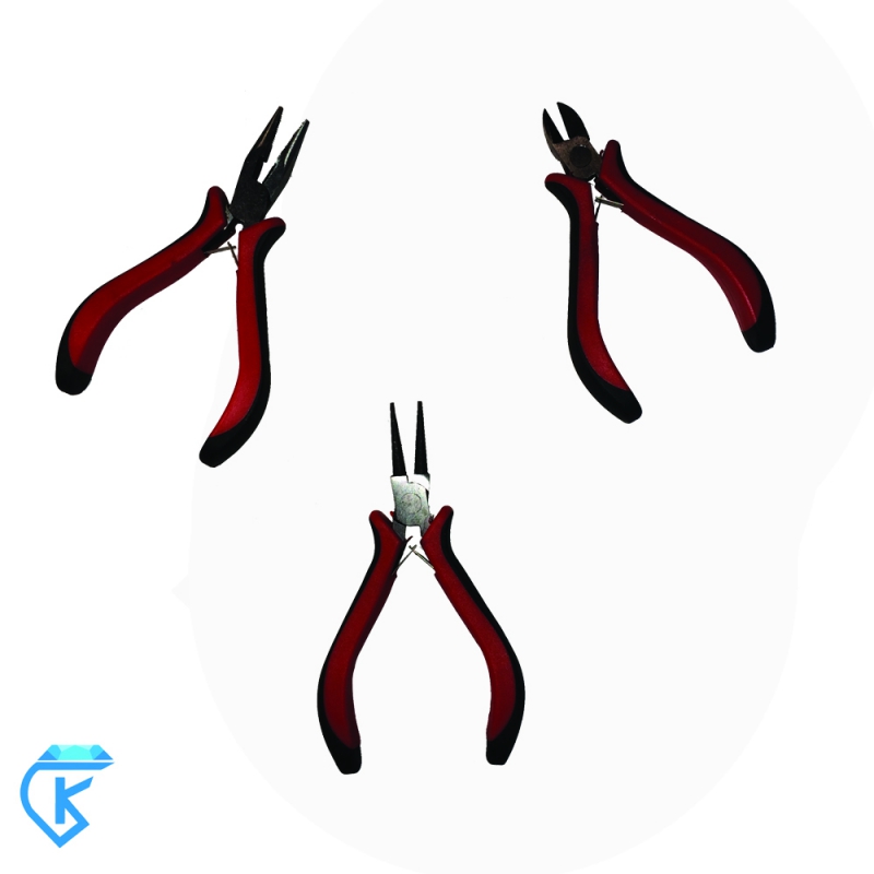 ست سیم چین دم باریک دم گرد الکترونیکی