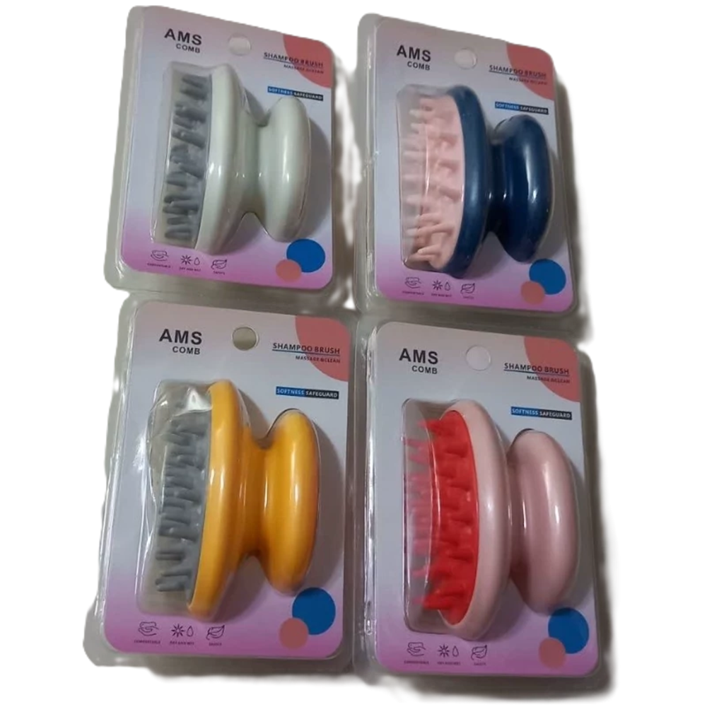 سر شور سیلیکونی سر و ماساژور سیلیکونی جعبه دار درجه ۱