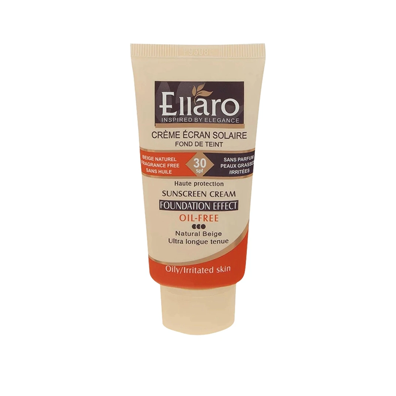 کرم ضد آفتاب رنگی الارو SPF30 سری Foundation Effect مدل Natural Beige