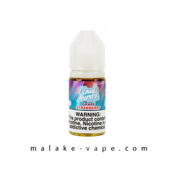 سالت انگور توت فرنگی یخ (30میل) CLOUD NURDZ ICED GRAPE STRAWBERRY