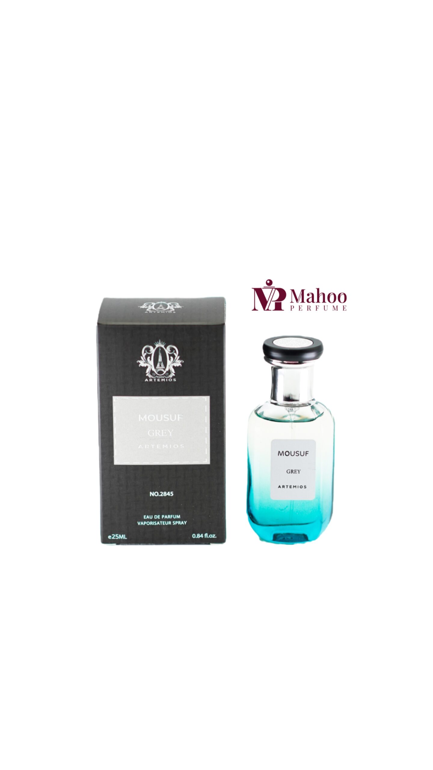عطر ادکلن موصوف گری آرتمیوس۲۵ میل اصل |   ARTEMIOS MOUSUF GREY