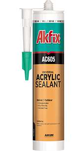 درزگیر اکریلیک سفید آکفیکس Akfix