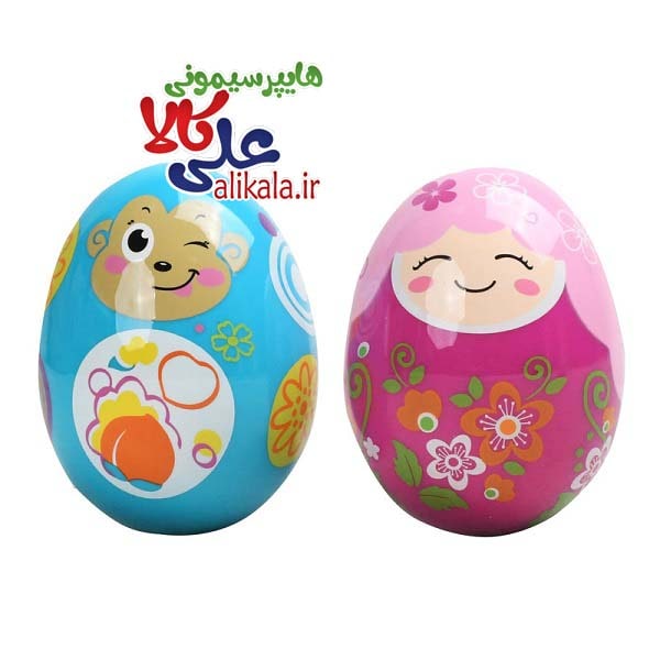 جغجغه هولا طرح تخم مرغ 3102C مجموعه 2 عددی