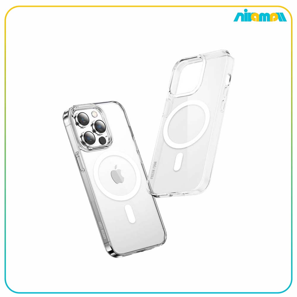 کاور شفاف گرین لاین مدل Anti-Shock Magnetic 360° مناسب برای گوشی موبایل IPhone 14 Pro