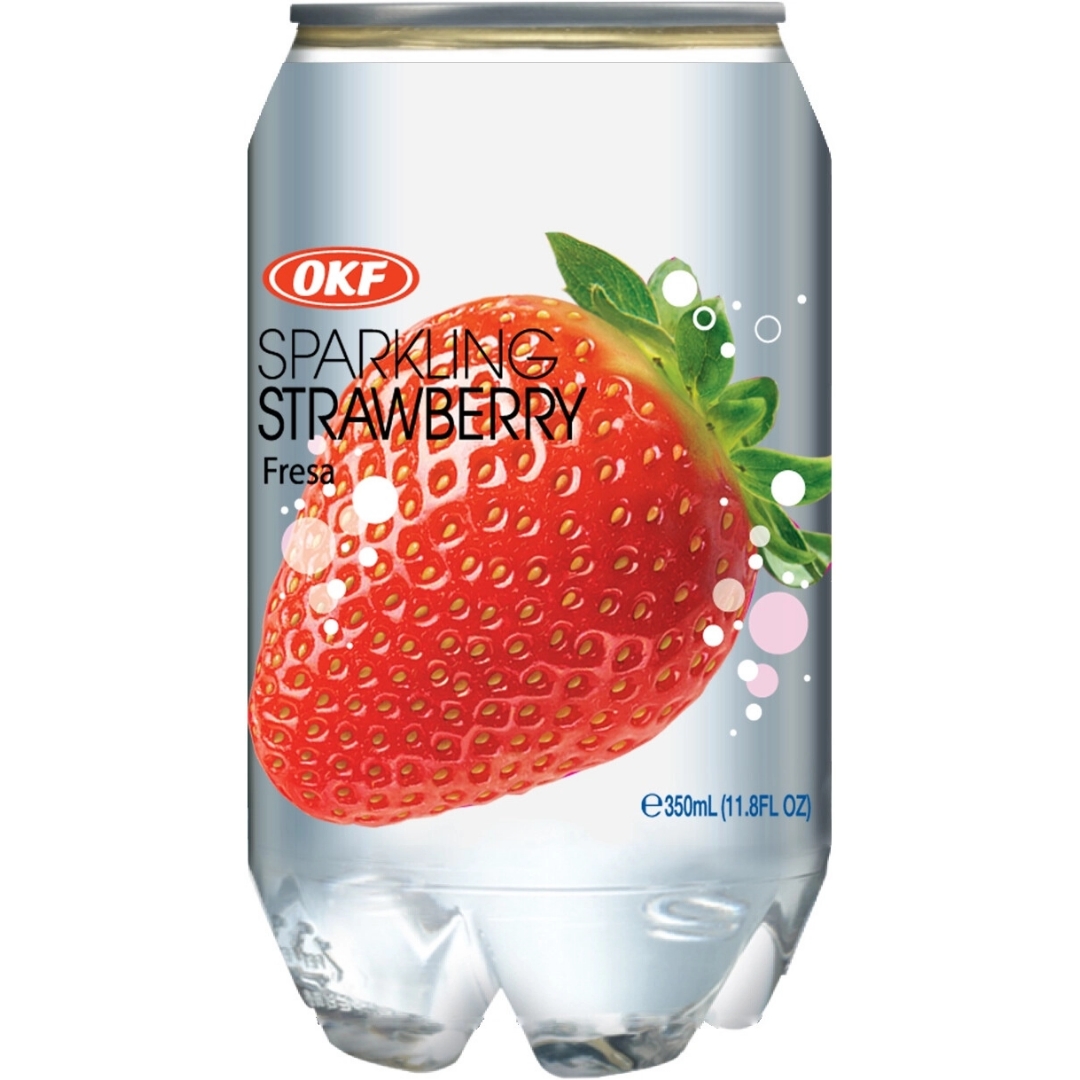 آب گازدار OKF (توت فرنگی)