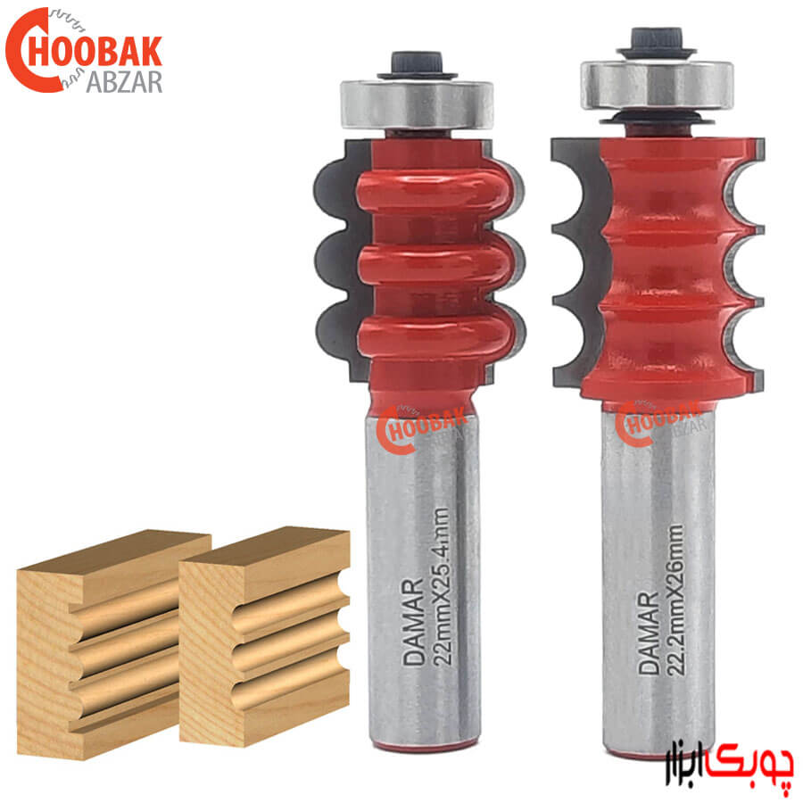 ست تیغ اتصال انگشتی دامار کد DM852224A-B