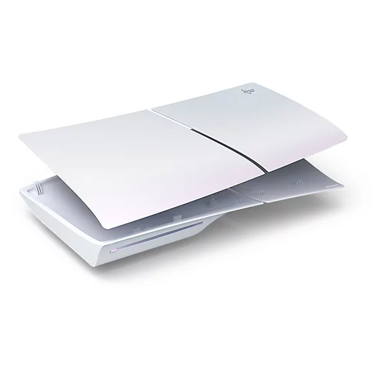 کاور PS5 اسلیم - سفید مرواریدی کروم