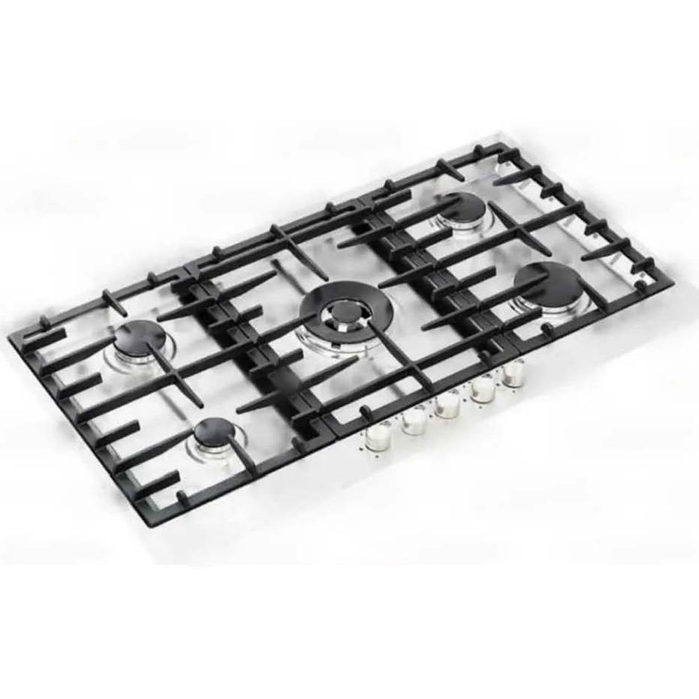گاز استیل پنج شعله بوکت صفحه استیل ضدزنگ BS-10