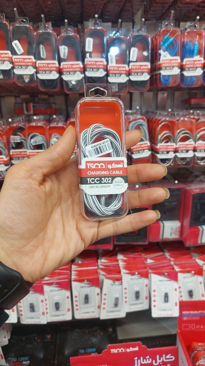 کابل تایپ سی تسکو مدل TC C302 طول 1 متر