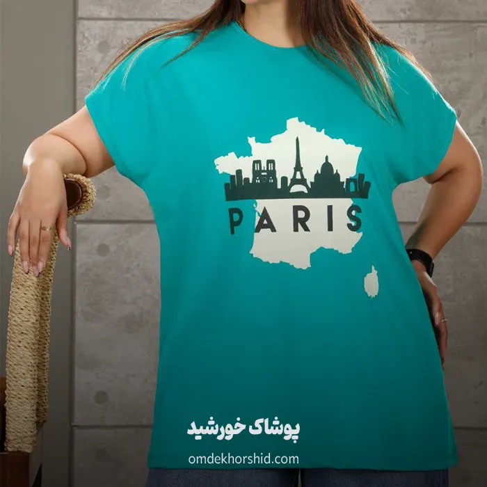 تیشرت لانگ باکسی کد 2