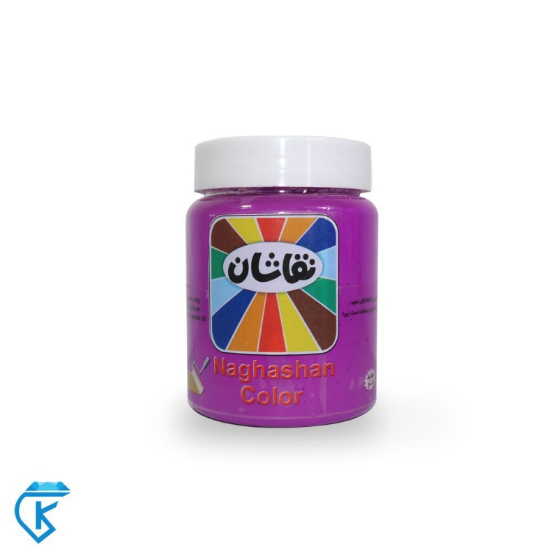 رنگ اکریلیک فلورسنت (شبرنگ) نیمی بنفش نقاشان