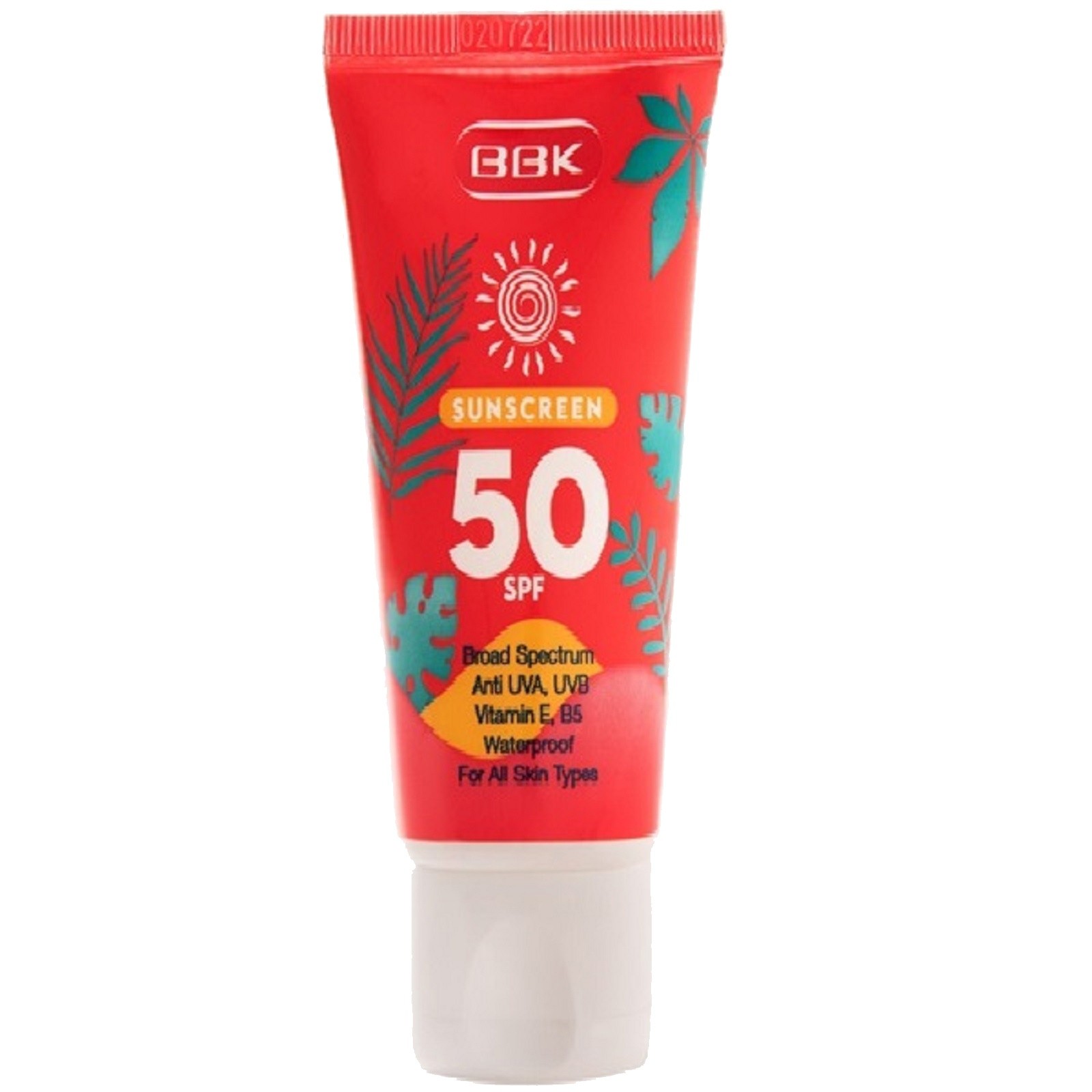 کرم ضد آفتاب ببک بدون رنگ SPF 50 حجم ۵۰ میلی لیتر