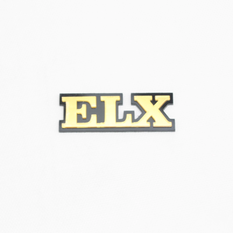 آرم  ELX آینه ای طلایی ( بسته ی 5 عددی )