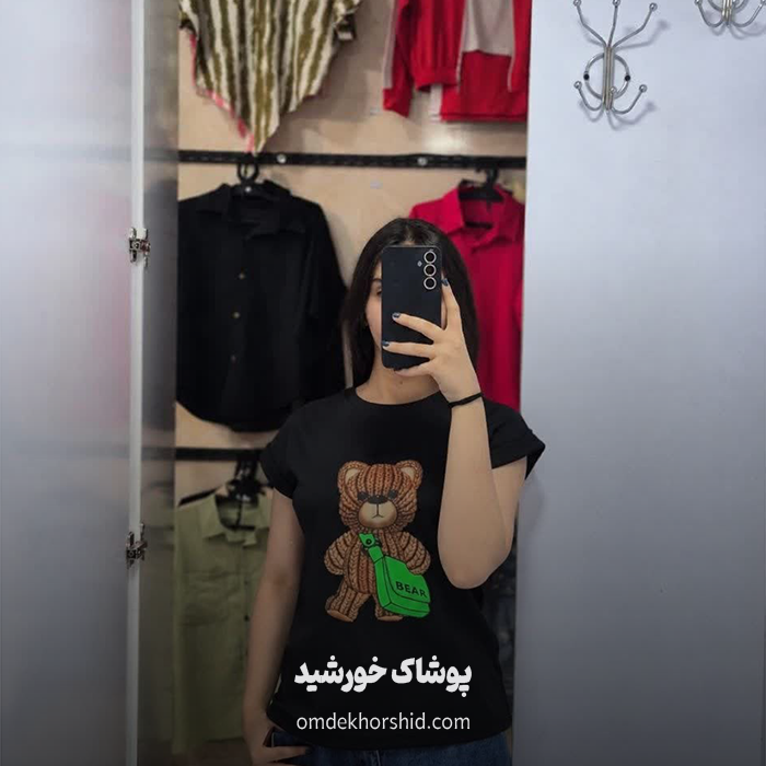 تیشرت مشکی تدی