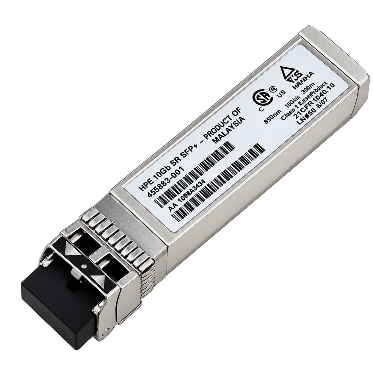 ماژول ترنسیور HPE BladeSystem c-Class 10Gb Short Range (SR) SFP+ Option Kit