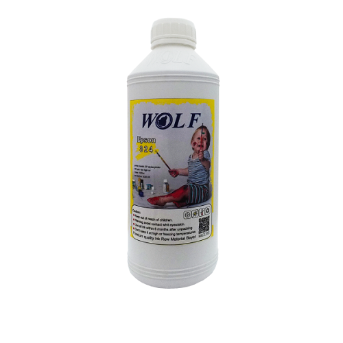 جوهر 1لیتری ولف زرد اپسون Wolf Ink Yellow 1litre Epson