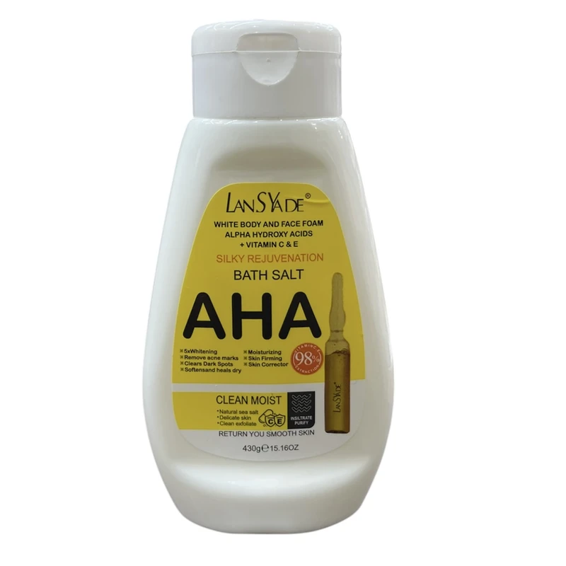 نمک بدن لنسیاد مدل AHA وزن ۴۳۰ گرم