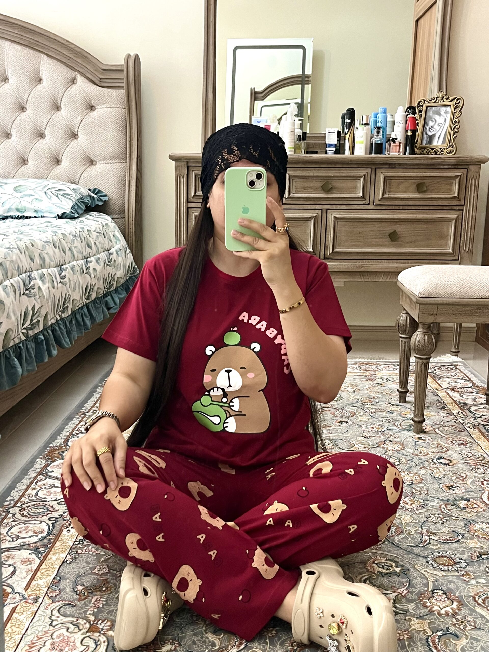 ست bear - اناری, فری سایز