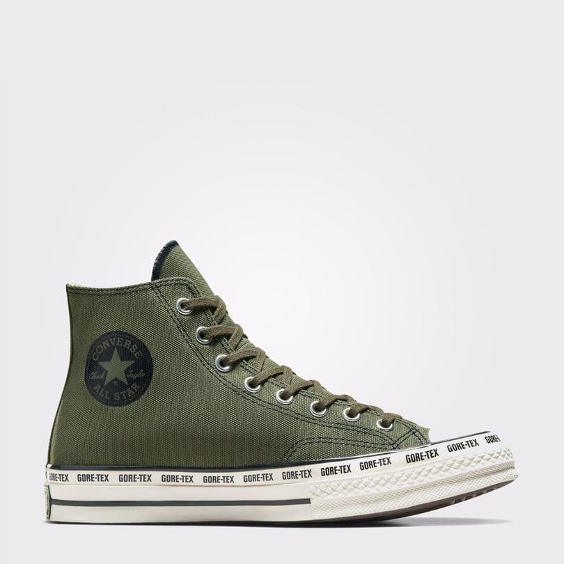 کتونی ضدآب GORE-TEX کانورس آل استار Chuck ۷۰ خاکی مردانه و زنانه اورجینال