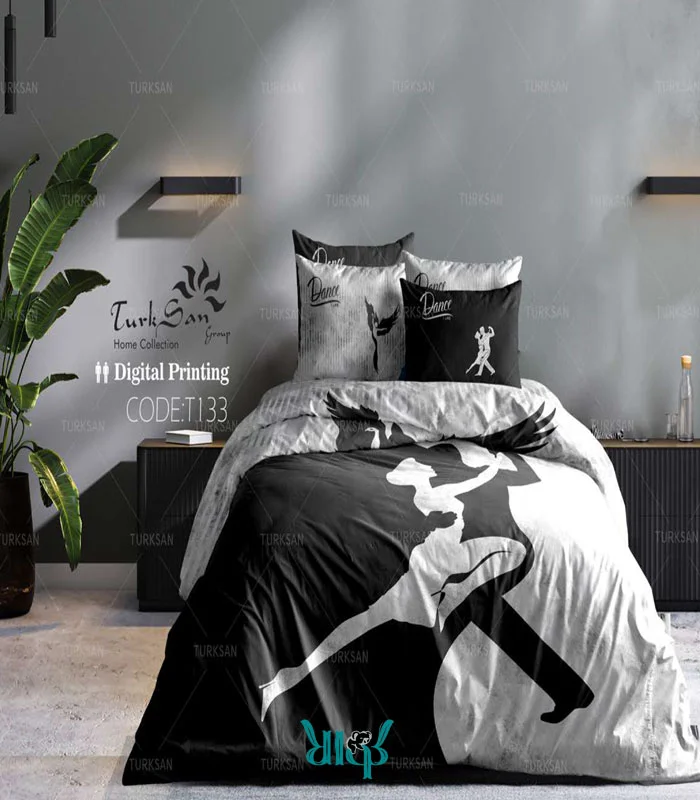 روتختی سفید طرح پرنده کد T133