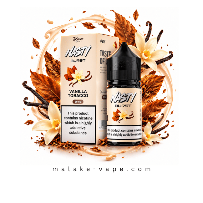 سالت تنباکو وانیل نستی + ارسال فوری tobacco vanila nasty