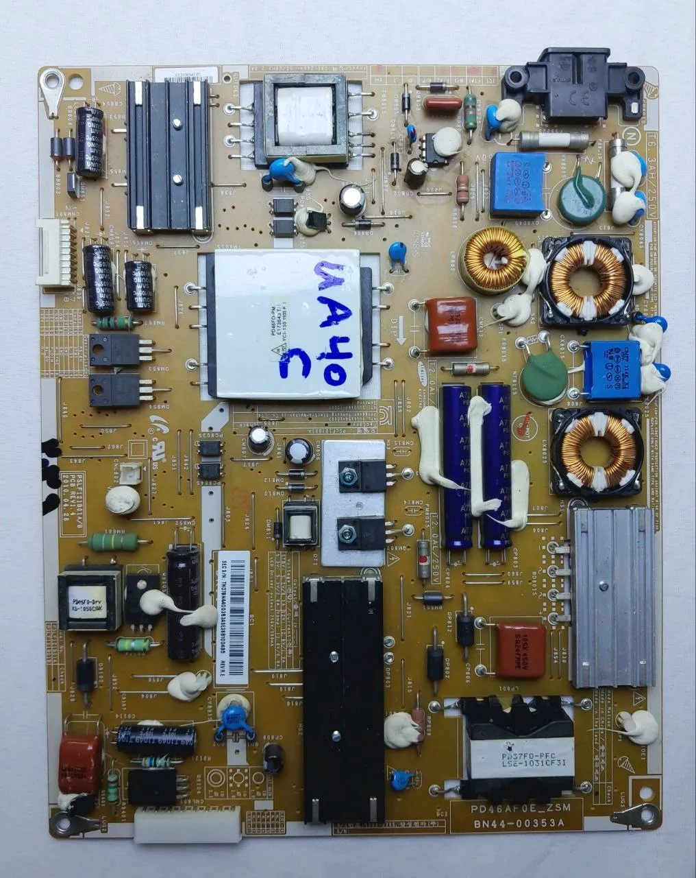 برد پاور تلویزیون سامسونگ مدل UA40C