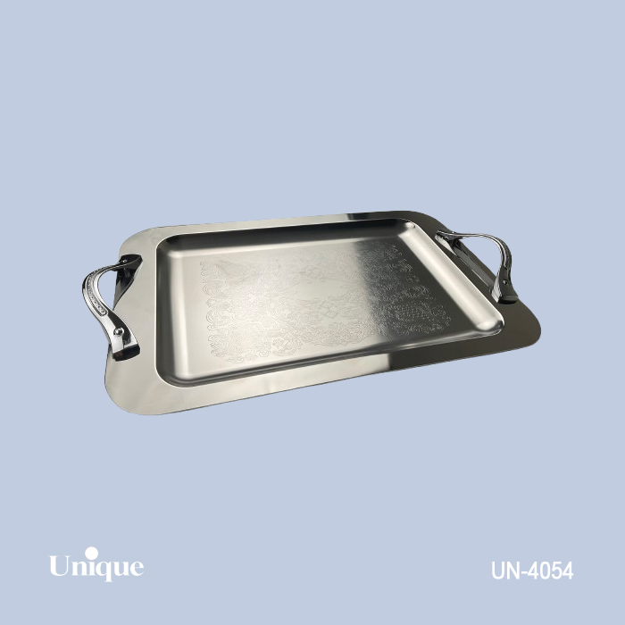 سینی بزرگ استیل بدون پایه یونیک کد UN-4054