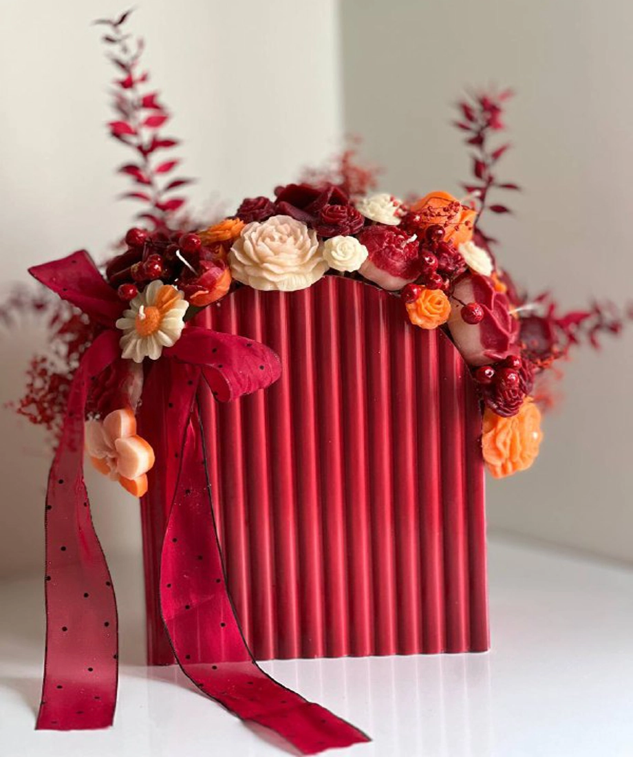 باکس گل شمعی آچیلا