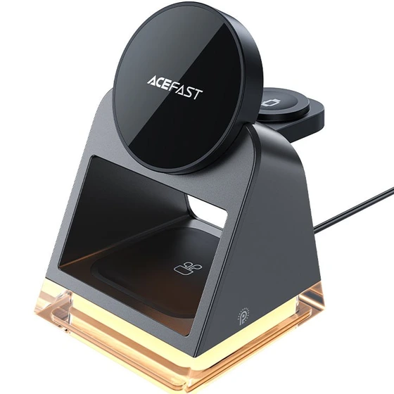 شارژر بی‌سیم Acefast Air Charger 3in1 مدل E17