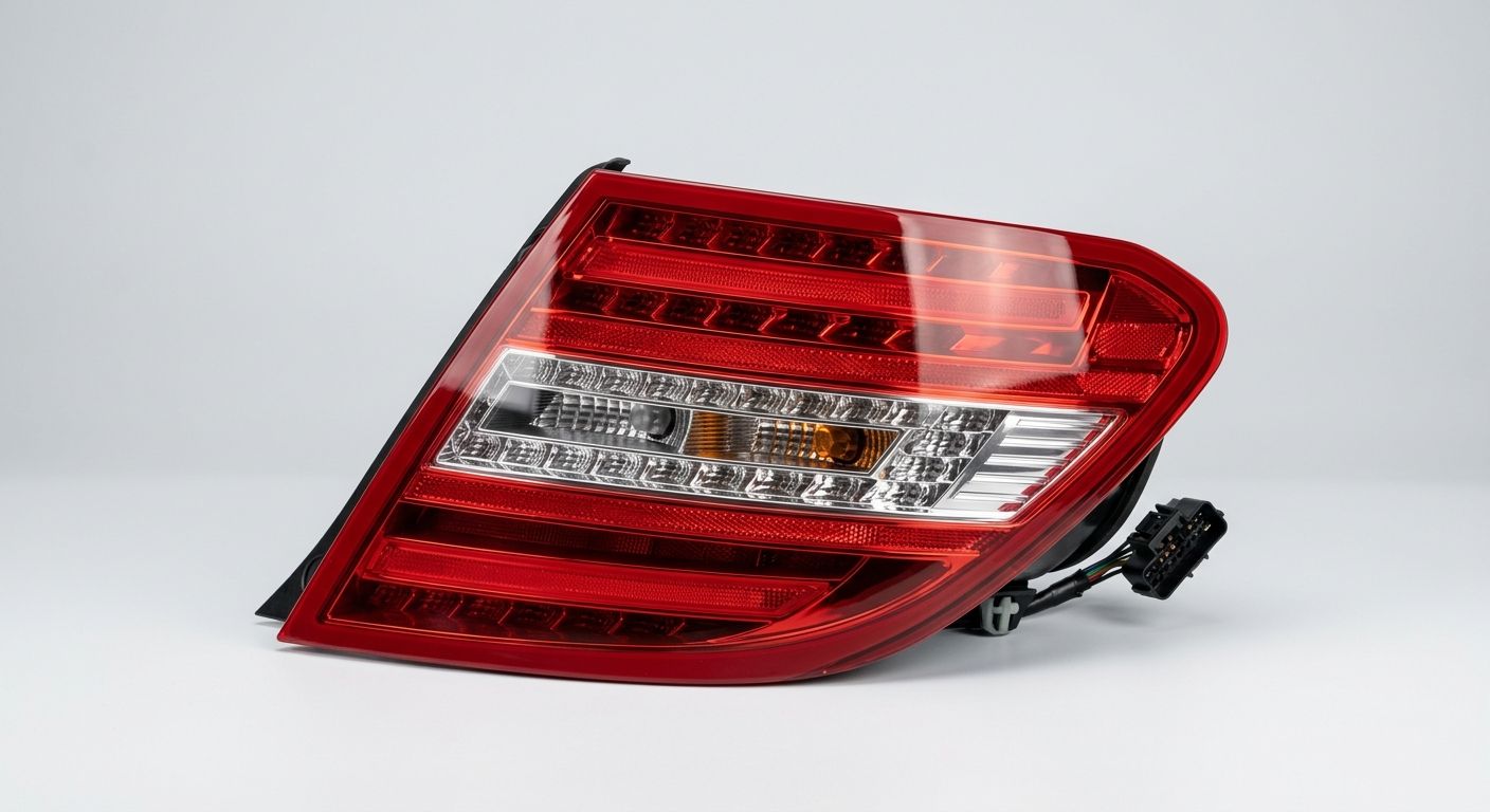 چراغ خطر عقب بنز C200/Mercedes-Benz C200 W204 Rear Tail Lamp Assembly (2008-2014)