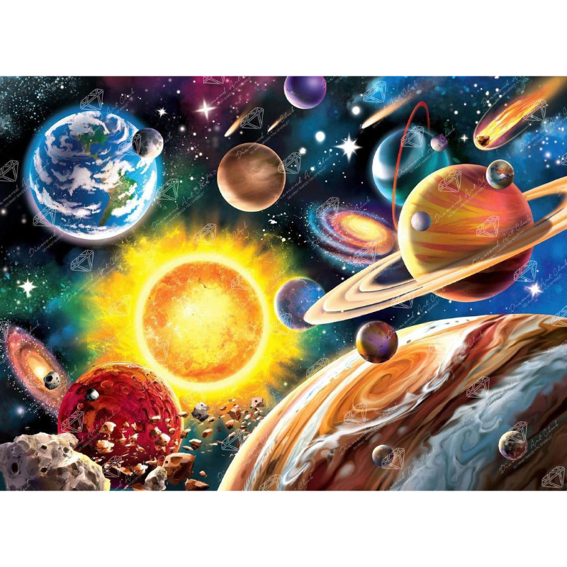 تابلو نقاشی الماسی بزرگسال کد 3423