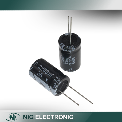 خازن الکترولیتی 2200UF35V-16X25-105C-BLACK
