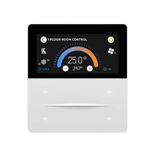 کلید هوشمند iX-M 3'' 4 Button KNX Touch Panel / White