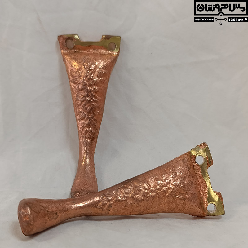 پایه مسی بلند ریخته گری بغل کار مدل آهویی