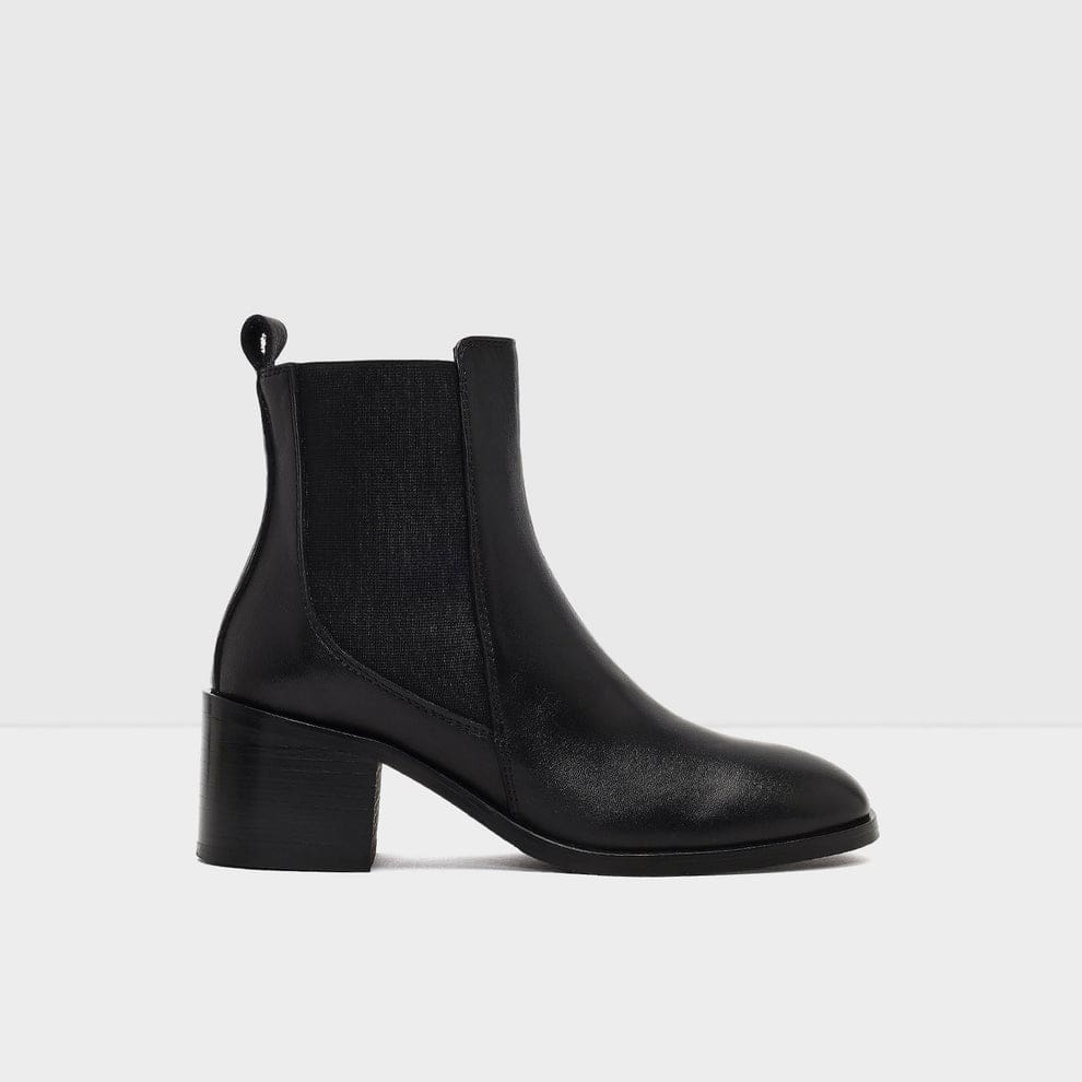 بوت زنانه مشکی چرم بژ آلدو HIDA-TR – ALDO