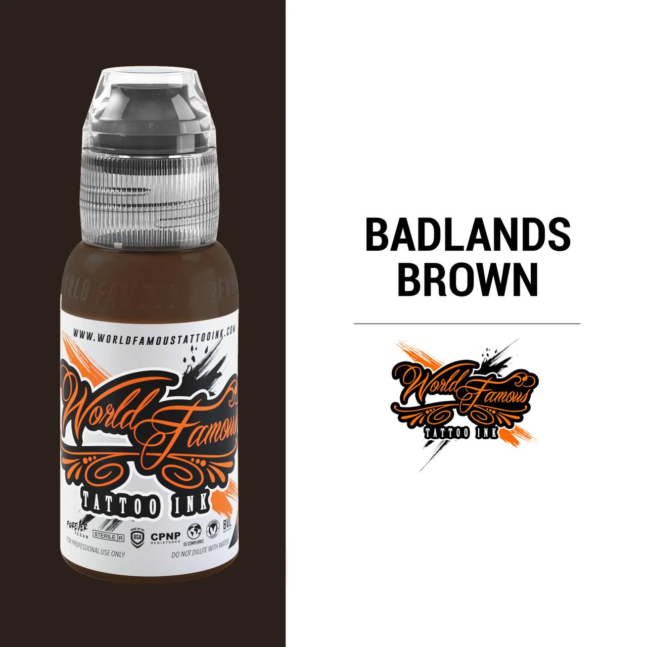 رنگ تاتو ورد فیمس BADLANDS BROWN