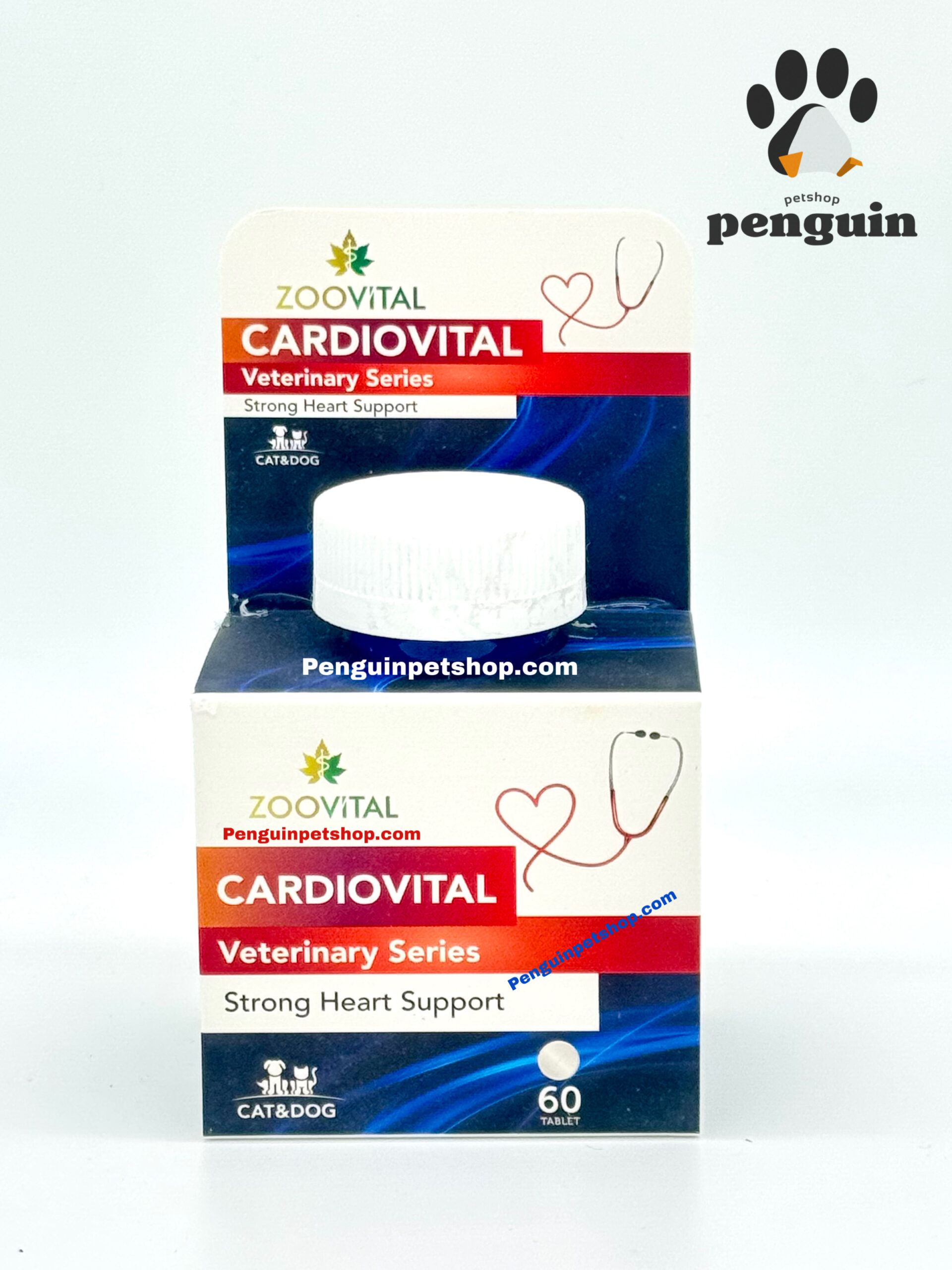 مکمل تقویت قلب سگ و گربه زوویتال CARDIOVITAL قرص 60عددی