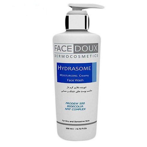 ژل شستشوی کرم دار پوست خشک هیدرازوم فیس دوکس / Face Doux Hydrasome Moisturizing Creamy Face Wash for Dry Skin