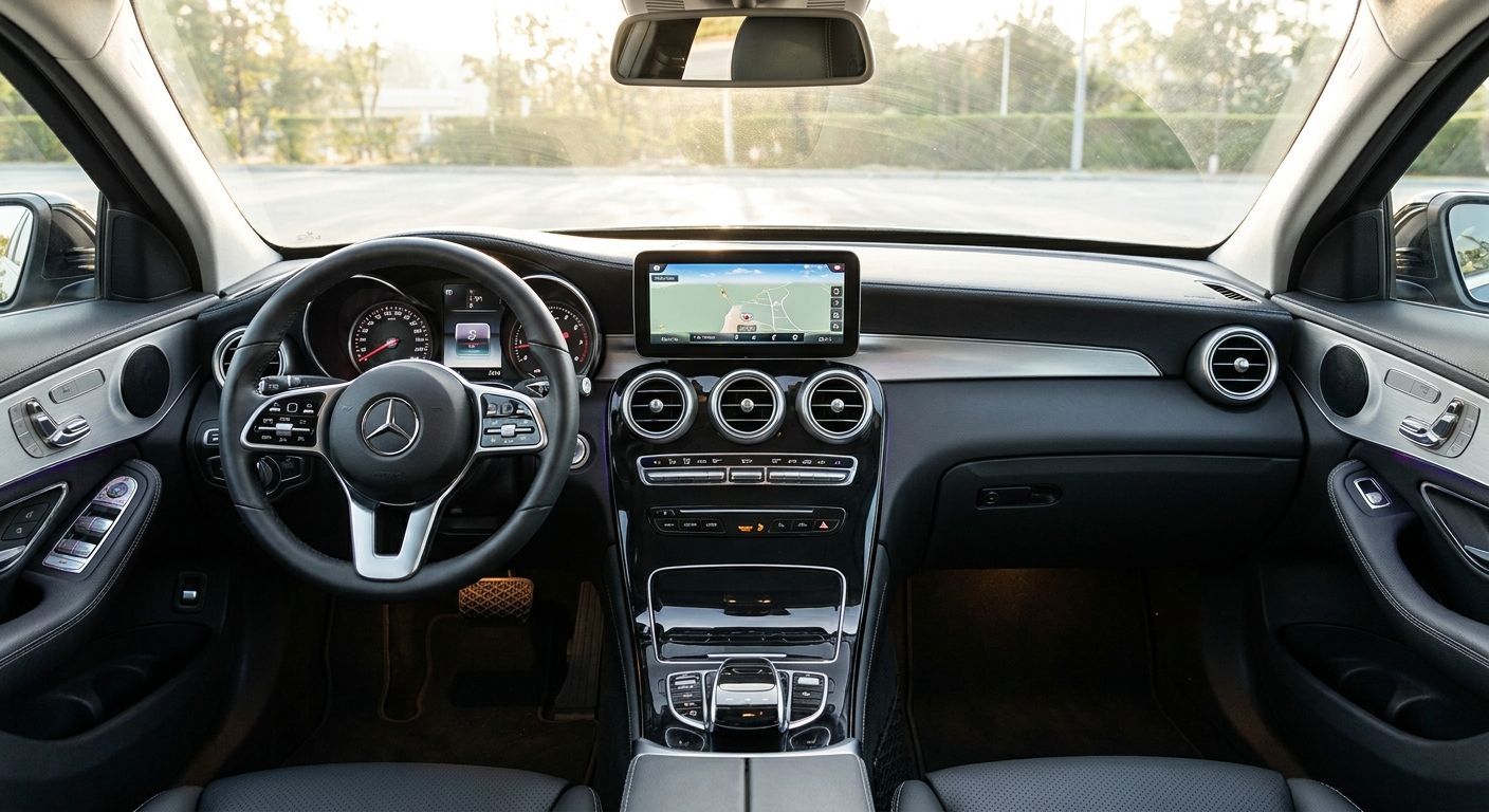 داشبورد بنز C200 استوک در حد نو /Like-new used dashboard for Mercedes-Benz C200