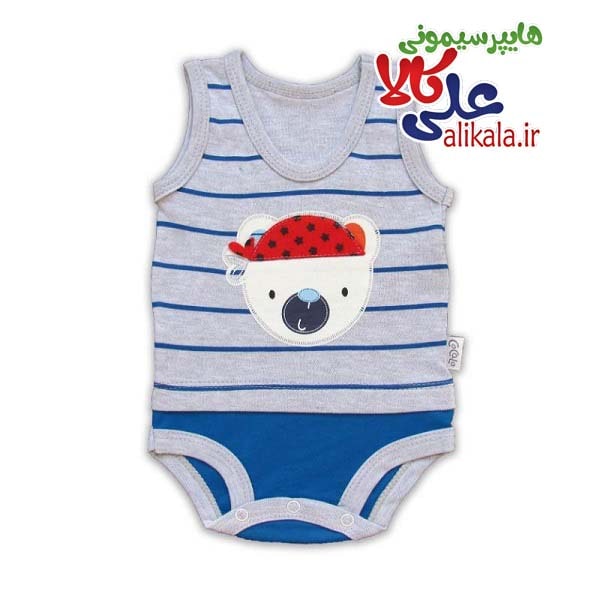 پیراهن رکابی زیردکمه دار کوکالو طرح Boy