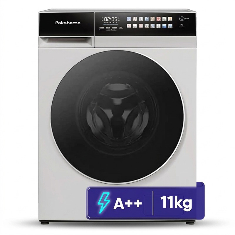 ماشین لباسشویی 11 کیلوگرم اتوماتیک پاکشوما مدل X106 W - اینوکس