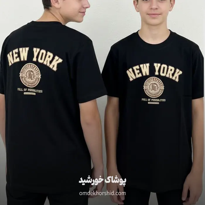 تیشرت پسرانه پنبه(NEW YoRK)