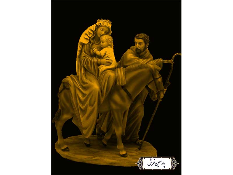 نخ و نقشه تابلو فرش تبریز طرح تندیس - کد NT4243
