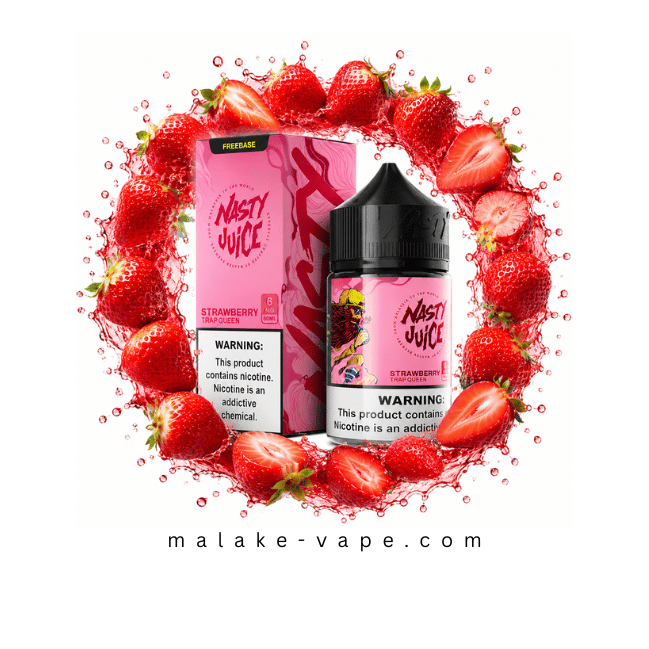 جویس توت فرنگی نستی اصلی straeberry juice nasty